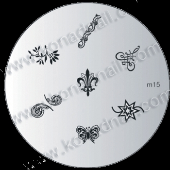 Konad Stamping Template 15