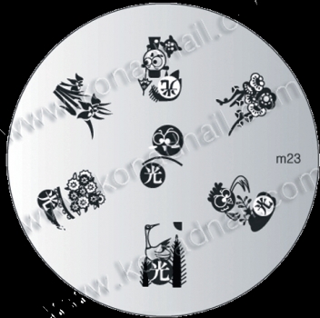 Konad Stamping Template 23
