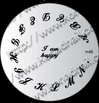 Konad Stamping Template 46