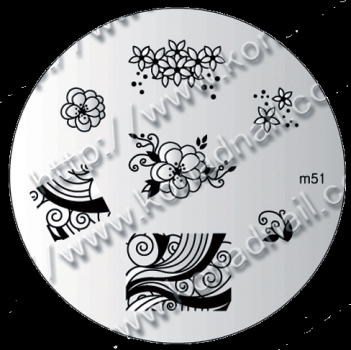 Konad Stamping Template 51