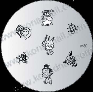 Konad Stamping Template 30