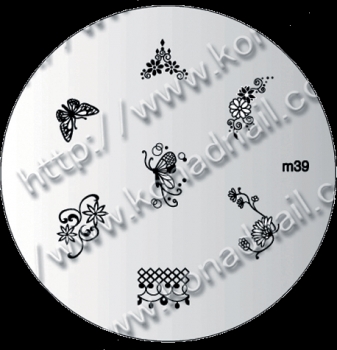 Konad Stamping Template 39