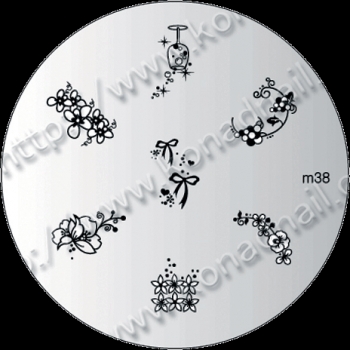 Konad Stamping Template 38