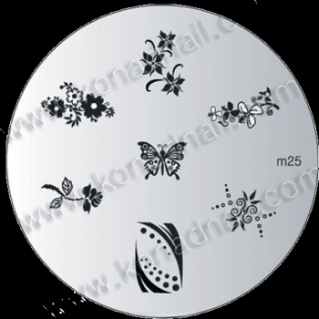 Konad Stamping Template 25