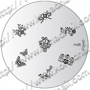 Konad Stamping Template 68