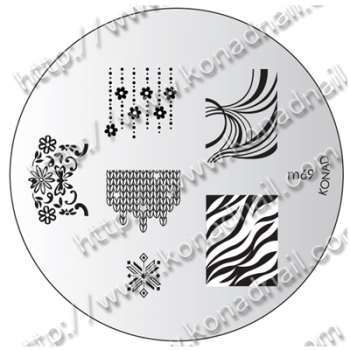 Konad Stamping Template 69