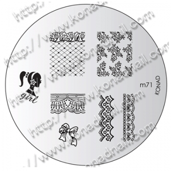 Konad Stamping Template 71
