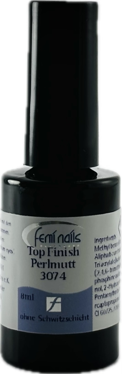 UV Finish Fluid without cohesion layer with mica nacre