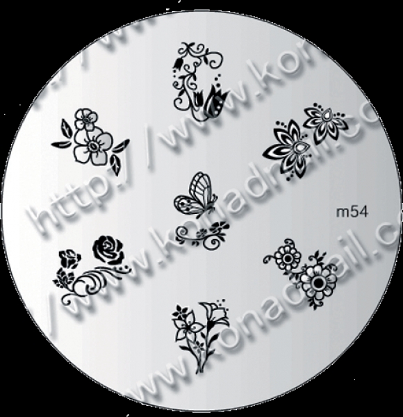 Konad Stamping Template 54