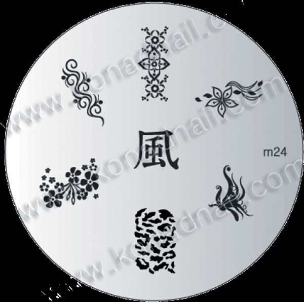 Konad Stamping Template 24