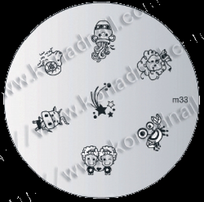 Konad Stamping Template 33