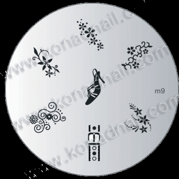 Konad Stamping Template 09