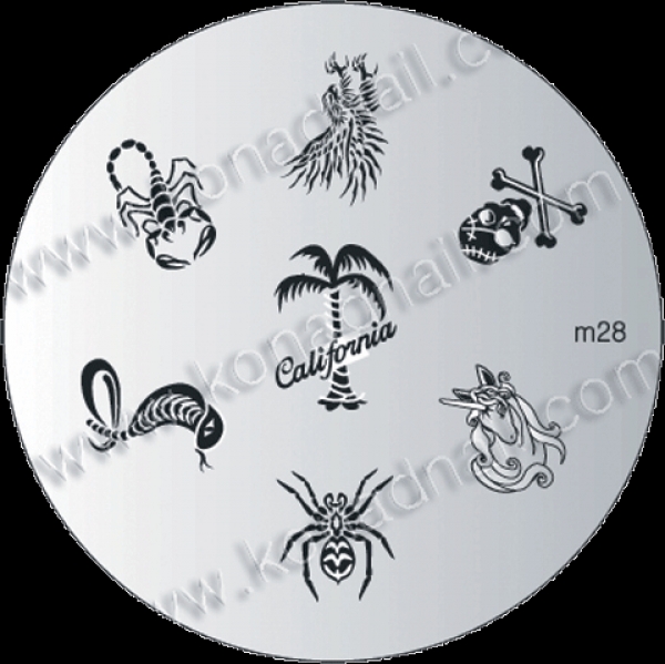 Konad Stamping Template 28