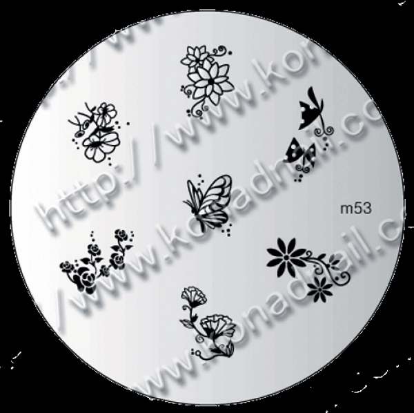 Konad Stamping Template 53