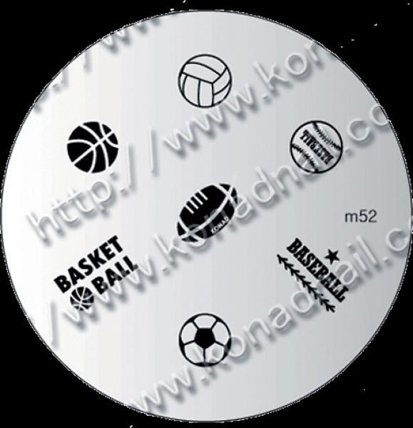 Konad Stamping Template 52