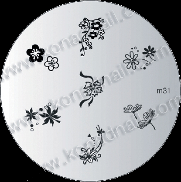 Konad Stamping Template 31