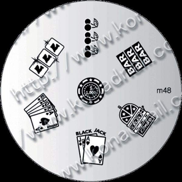 Konad Stamping Template 48