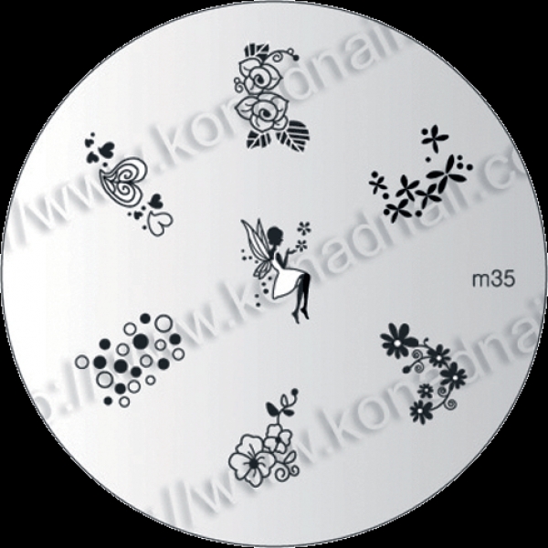 Konad Stamping Template 35