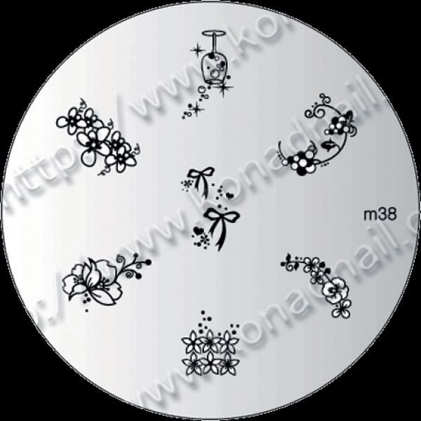 Konad Stamping Template 38