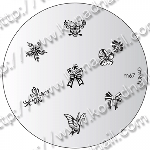 Konad Stamping Template 67