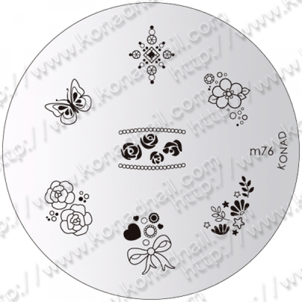 Konad Stamping Template 76
