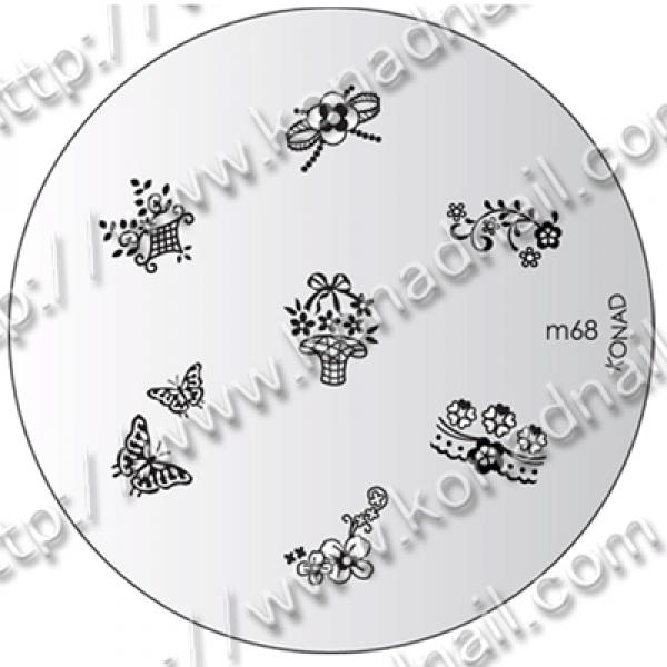Konad Stamping Template 68