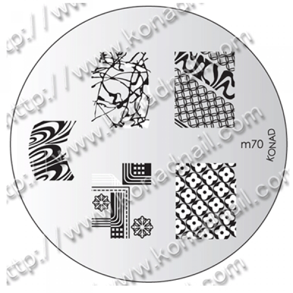 Konad Stamping Template 70