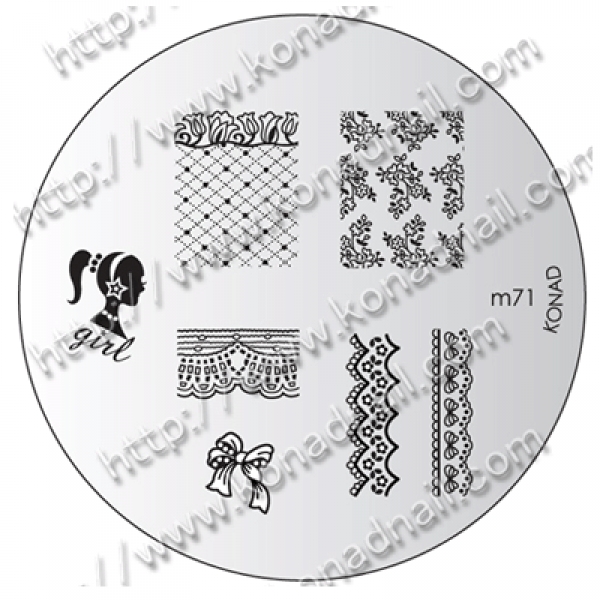 Konad Stamping Template 71