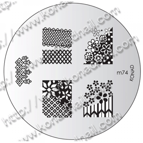 Konad Stamping Schablone 74