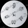 Konad Stamping Template 33