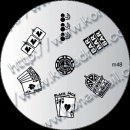 Konad Stamping Template 48